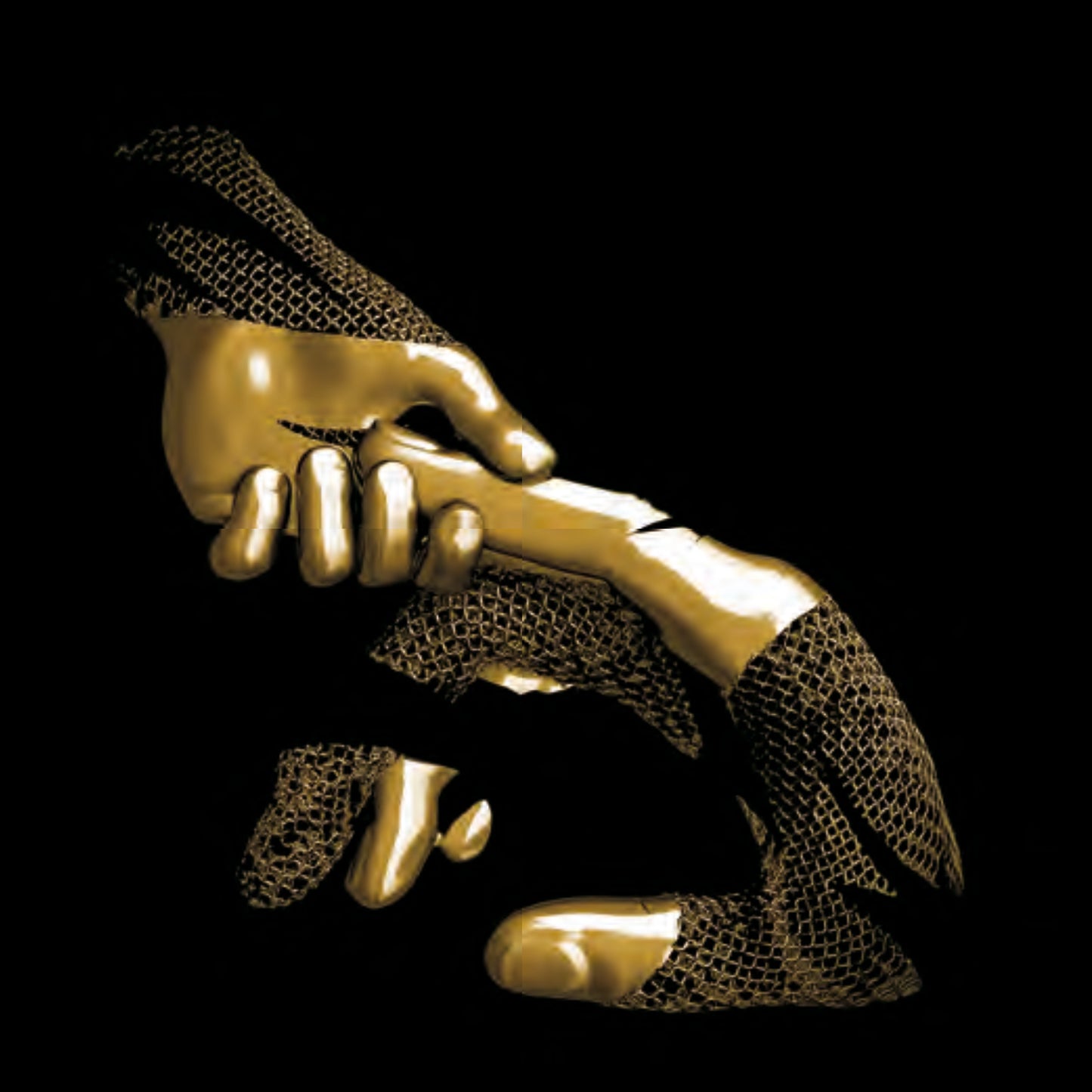 Tris di quadro in vetro TRILOGY GOLD