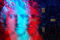 Quadro con orologio in vetro DAVID